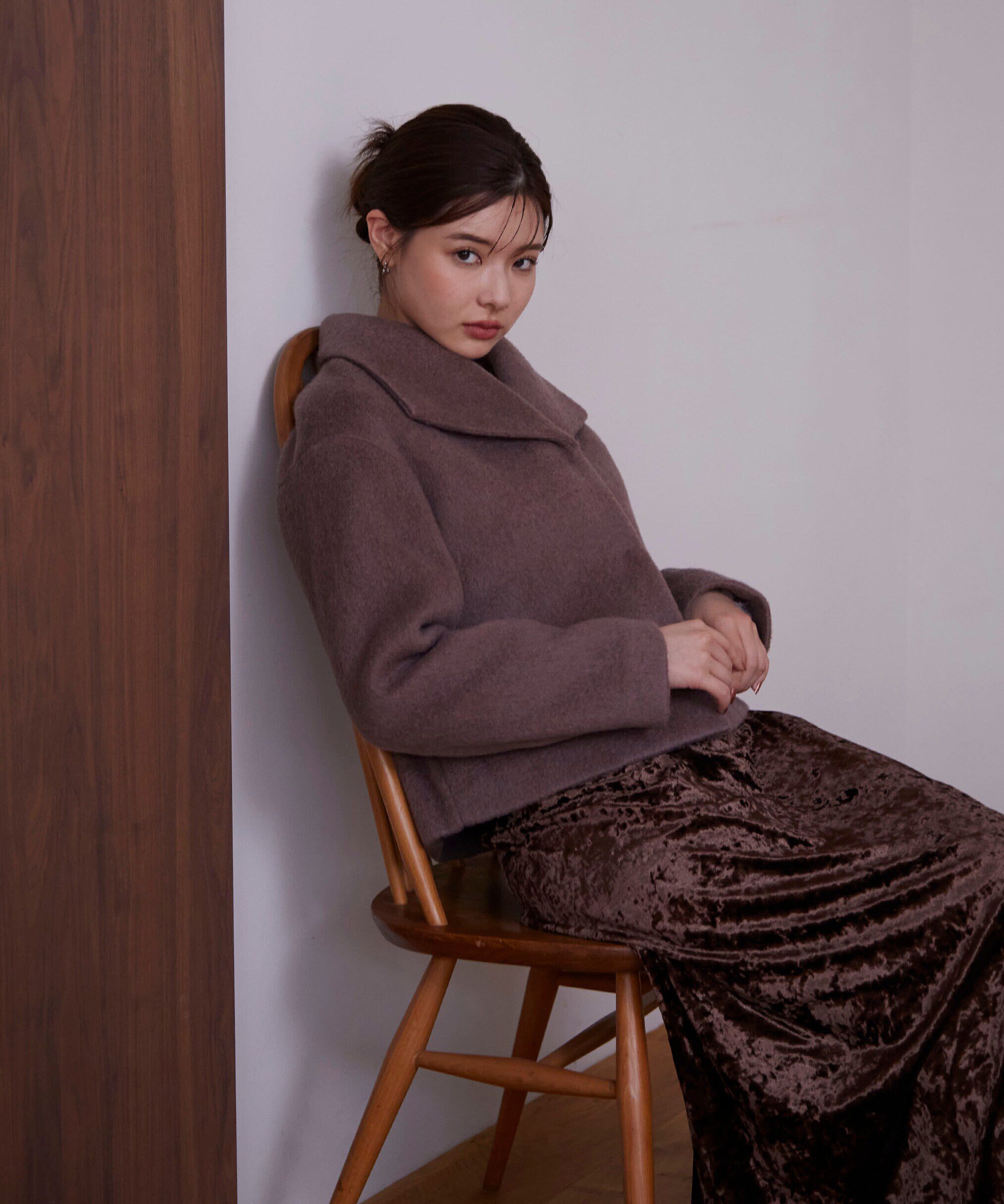 PROPORTION BODY DRESSING「ショートシャギーコート」|ブルゾン・スタジャン|