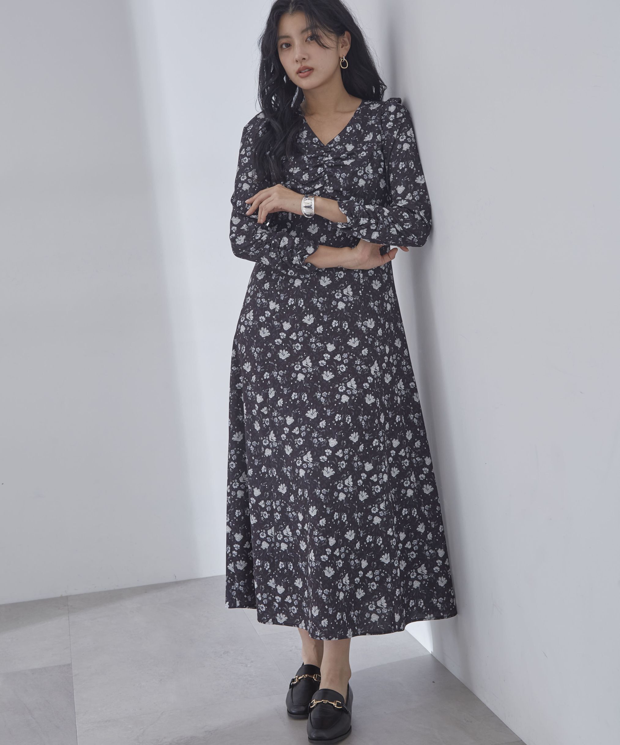 PROPORTION BODY DRESSING「フラワープリントワンピース」|ワンピース|