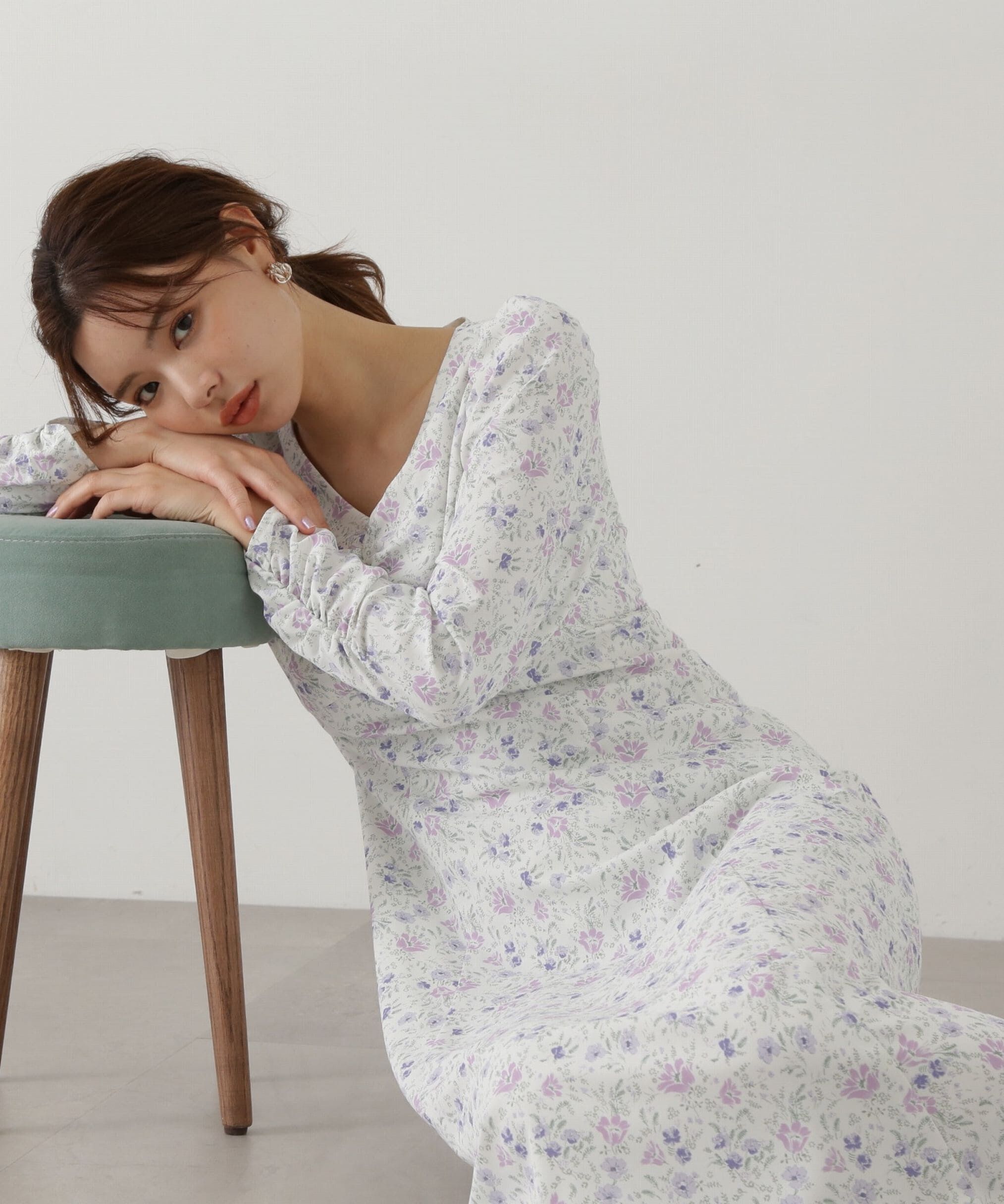 PROPORTION BODY DRESSING「フラワープリントワンピース」|ワンピース|