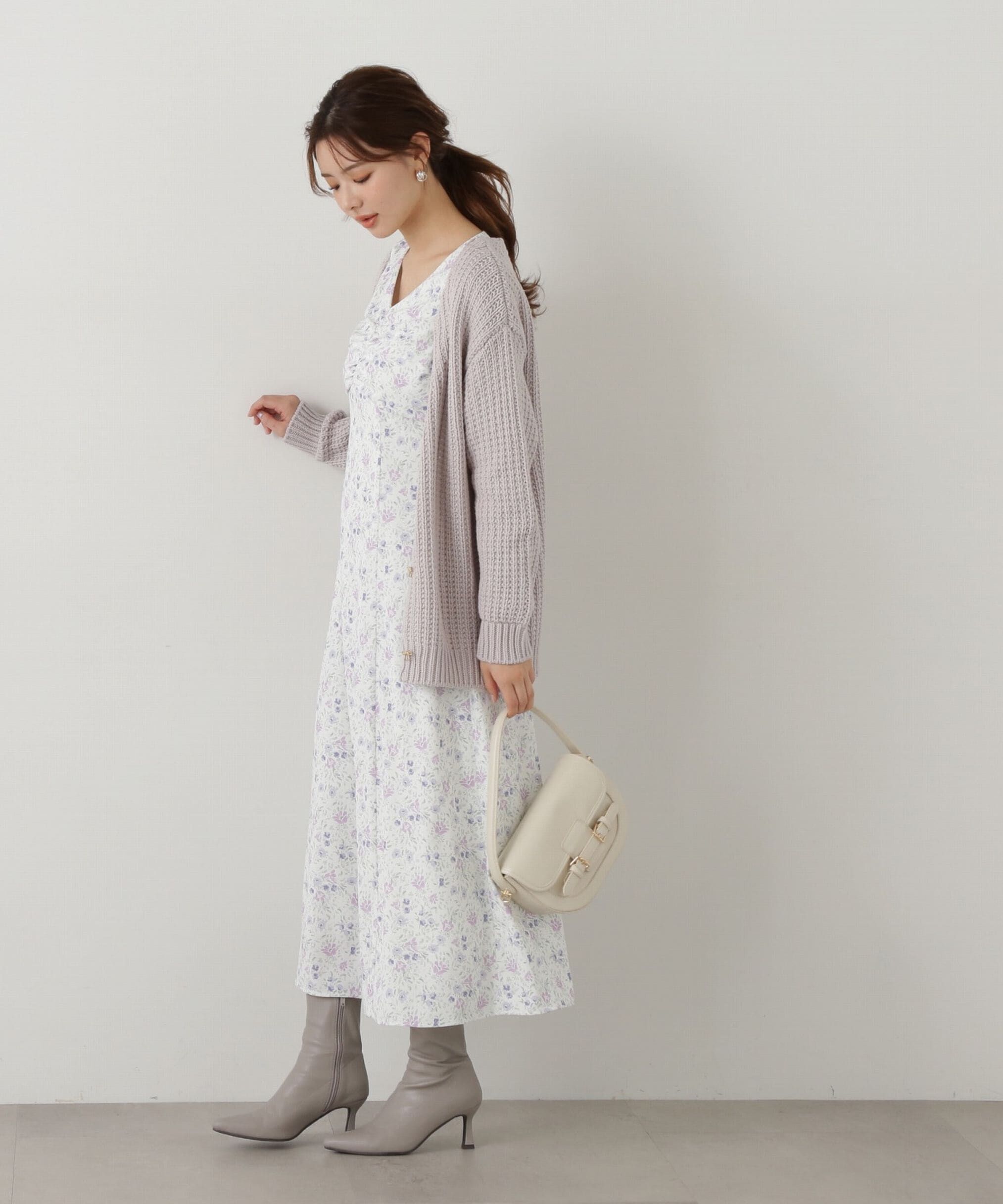 PROPORTION BODY DRESSING「フラワープリントワンピース」|ワンピース|