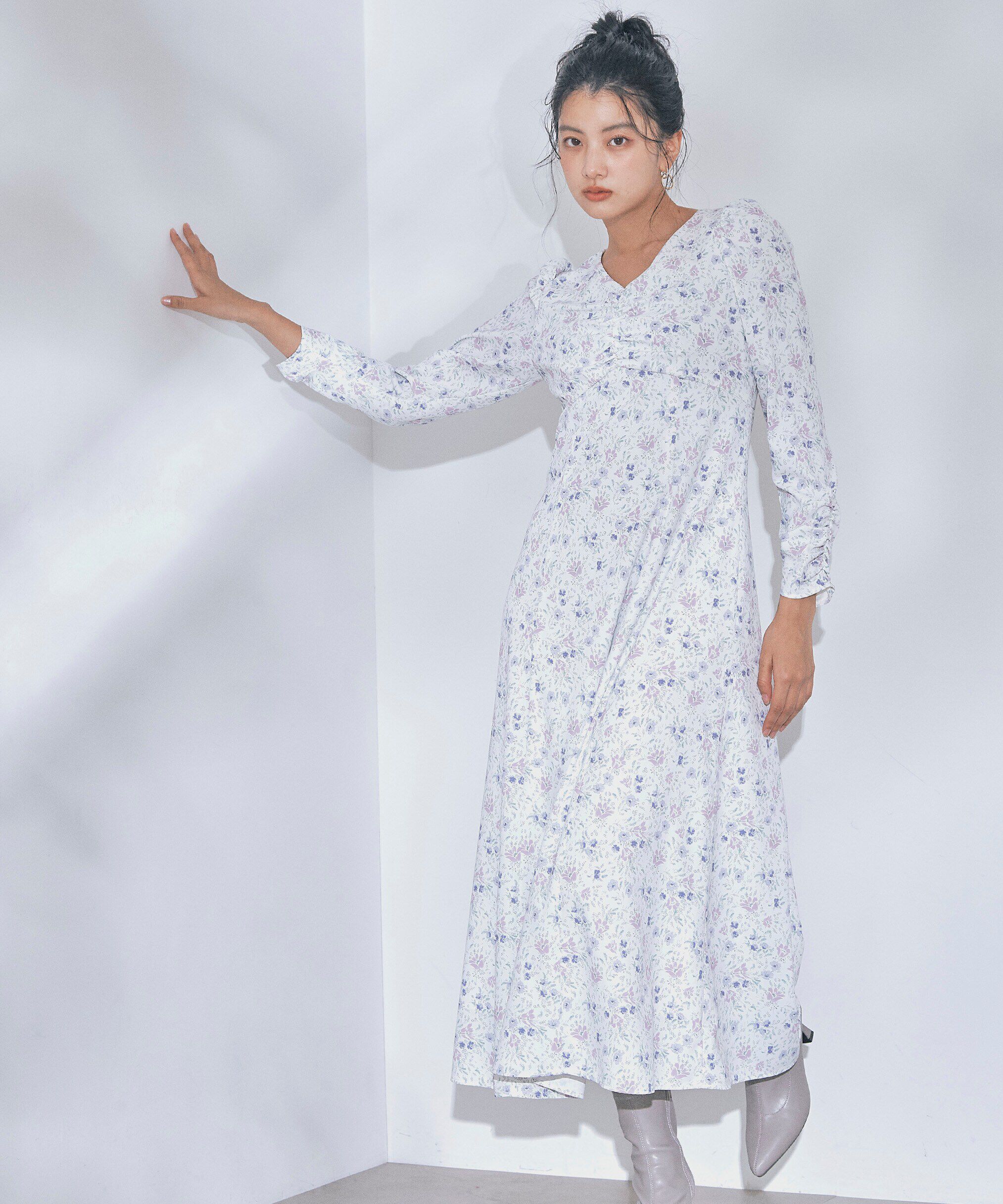 PROPORTION BODY DRESSING「フラワープリントワンピース」|ワンピース|