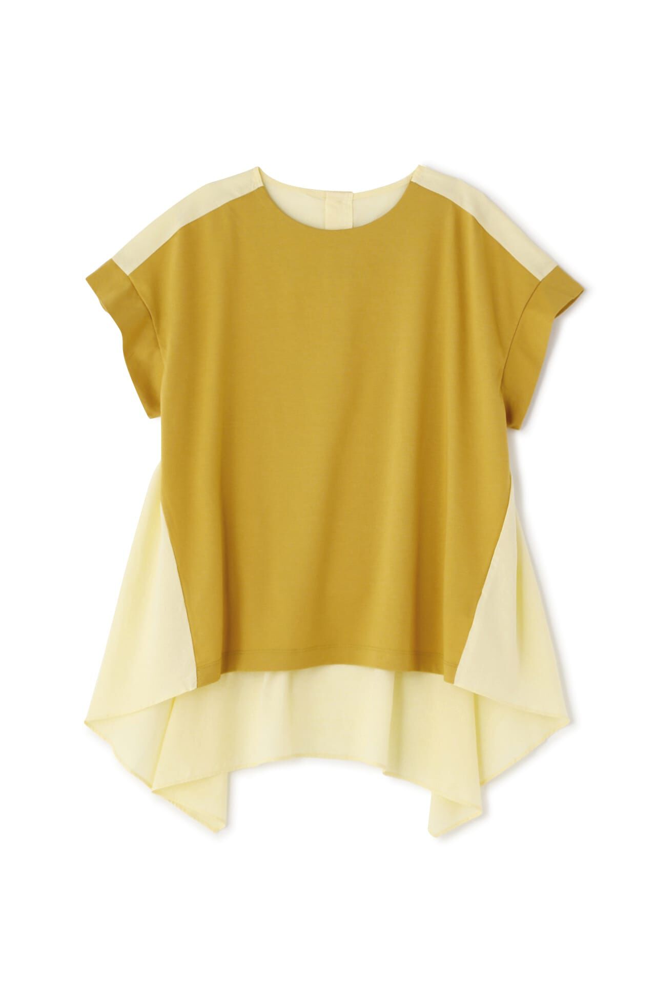  「布帛ドッキングカットソー」|Tシャツ・カットソー|