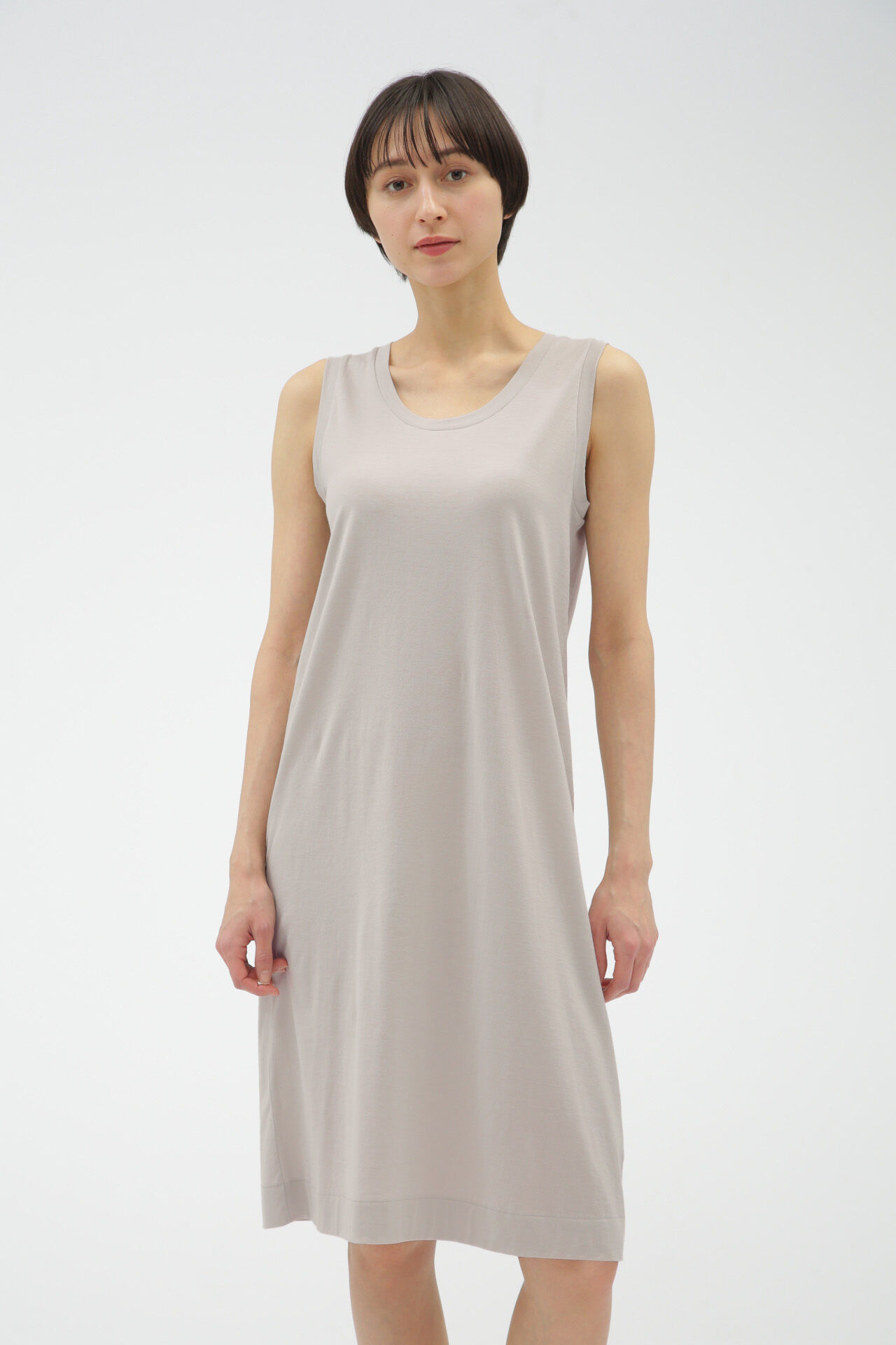 MARGARET HOWELL HOUSEHOLDGOODS「SUPERFINE COTTON JERSEY」|Tシャツ・カットソー|LIGHT GREY1