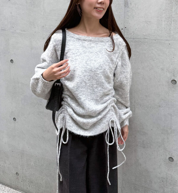 archives「ドロストミドルニットプルオーバー」|ニット・セーター|GRAY