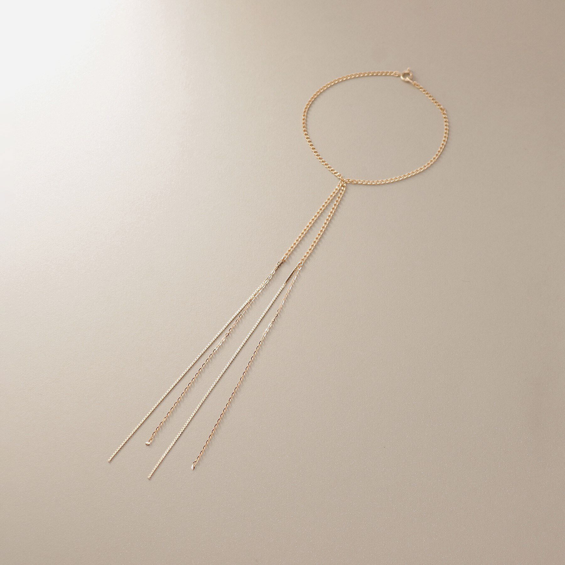 COCOSHNIK「K10キヘイフリンジ ブレスレット」|ブレスレット・バングル|