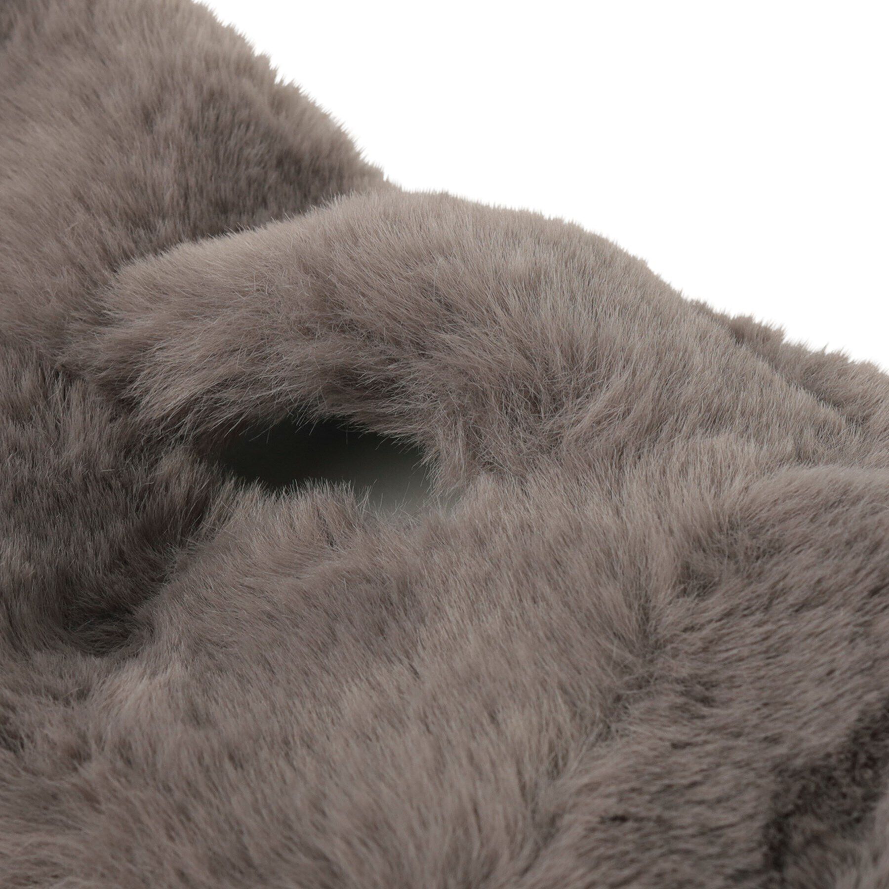 SHOO･LA･RUE「【リバーシブル】お顔まわりを華やかに フェイクファー&times;花柄マフラー」|ストール|