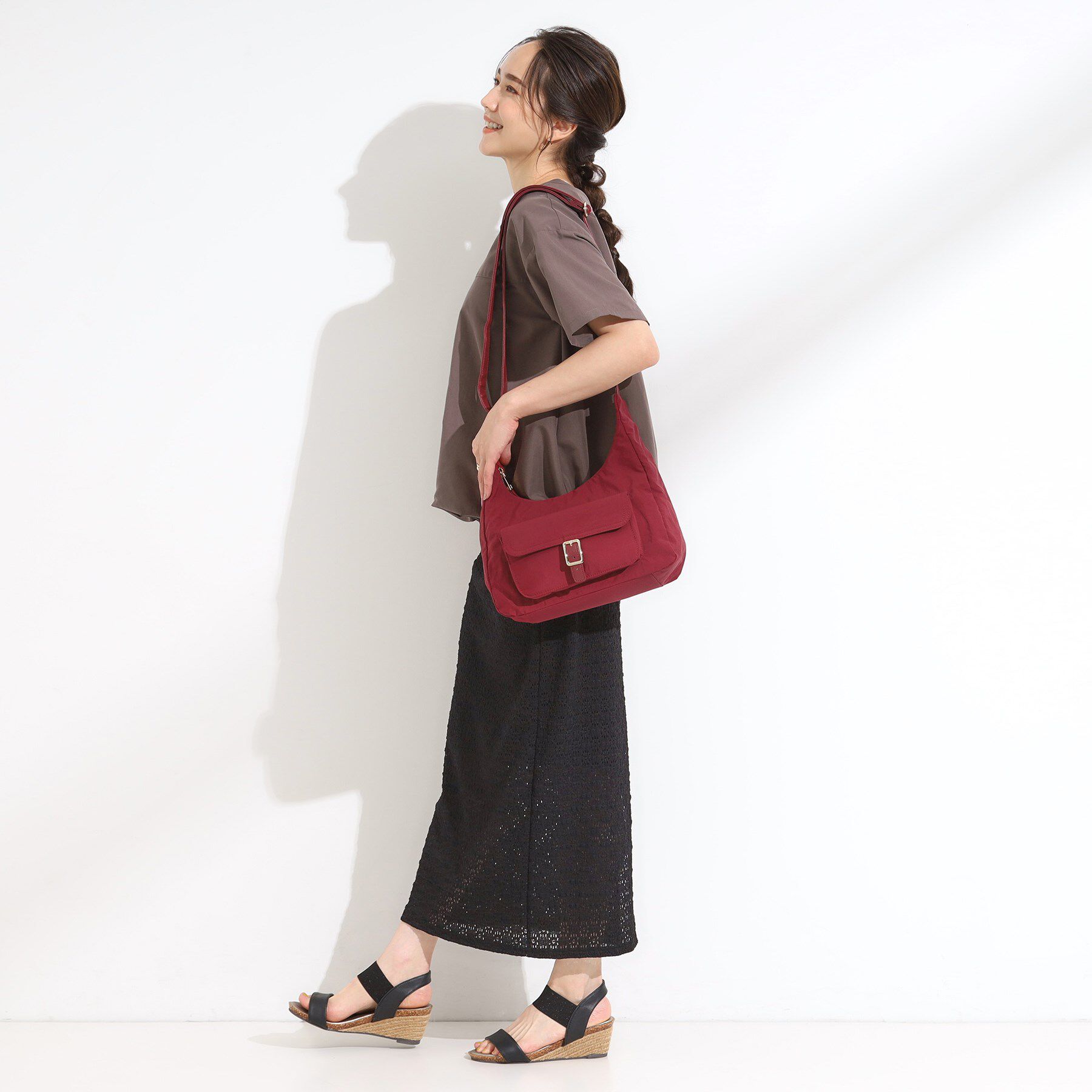 SHOO･LA･RUE「【撥水】立体ポケットショルダーバッグ」|ショルダー・メッセンジャー|