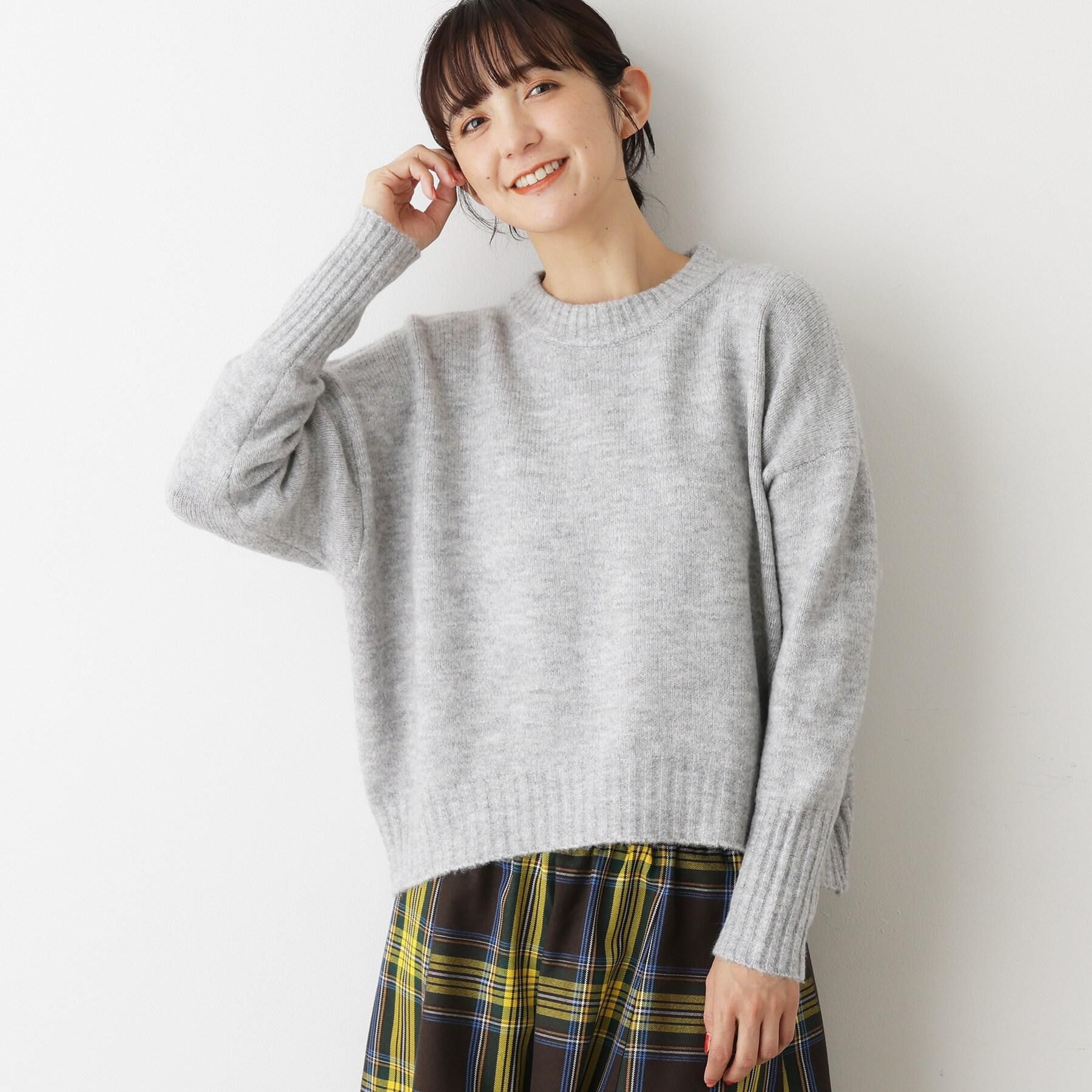 Dessin「【洗える】クルーネックワイドニット」|ニット・セーター|