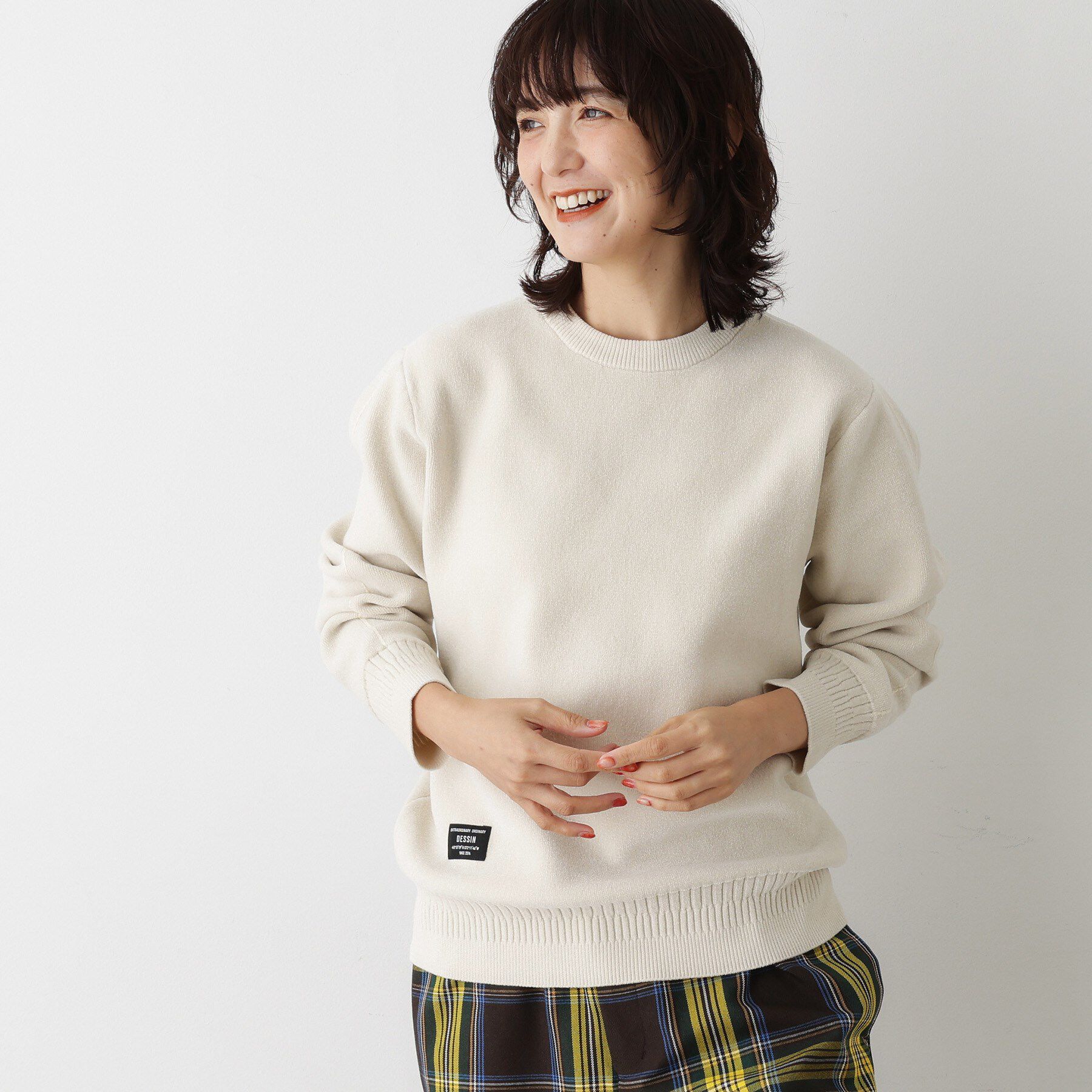 Dessin「【ユニセックス/洗える】ミニモールニット」|ニット・セーター|