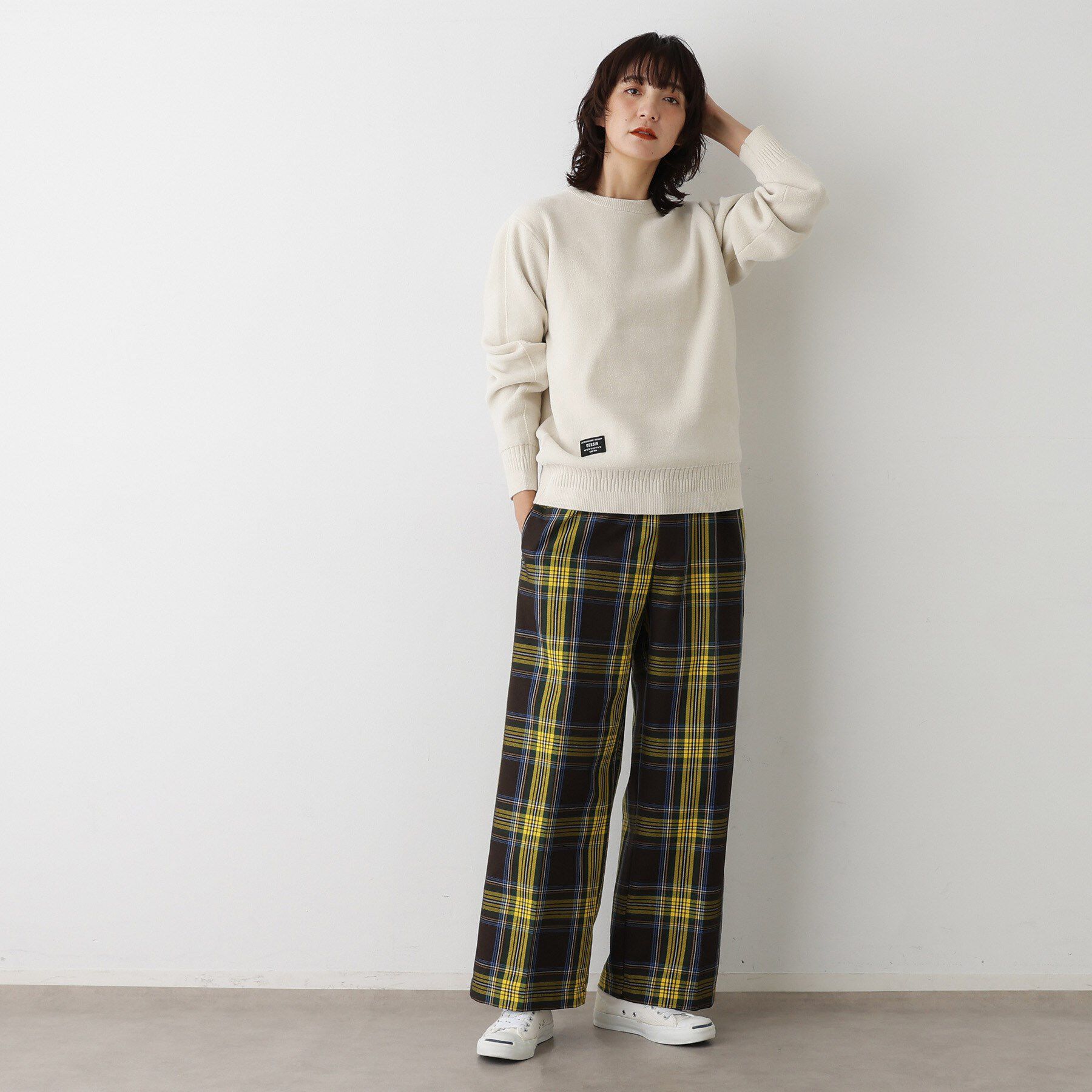 Dessin「【ユニセックス/洗える】ミニモールニット」|ニット・セーター|