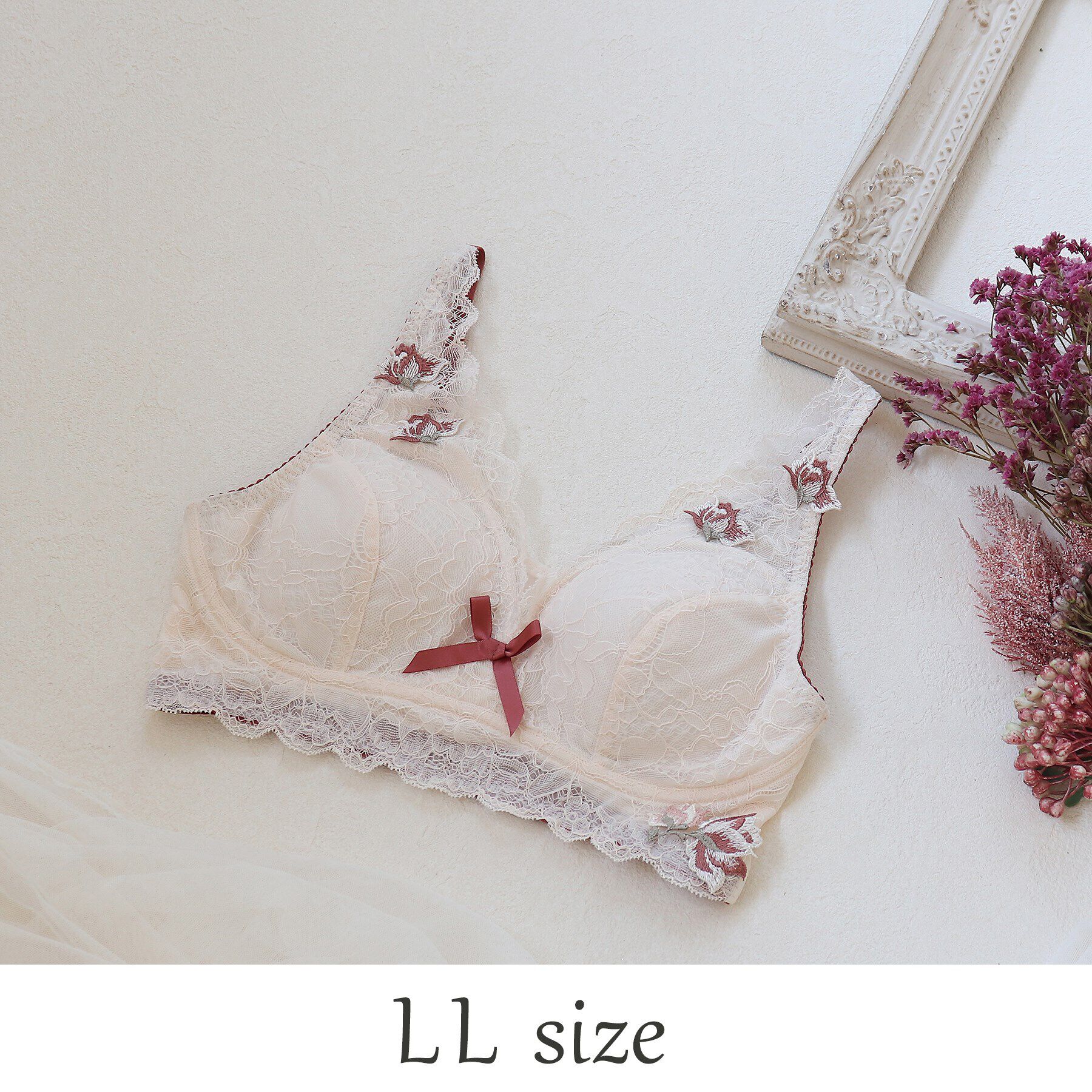 Risa Magli「◆クレモンス おやすみブラ」|インナー|ローズ(062)
