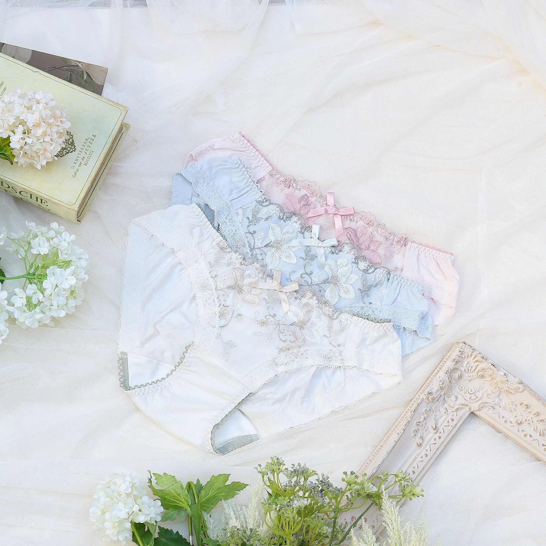 Risa Magli「フルーリ サニタリーショーツ」|インナー|