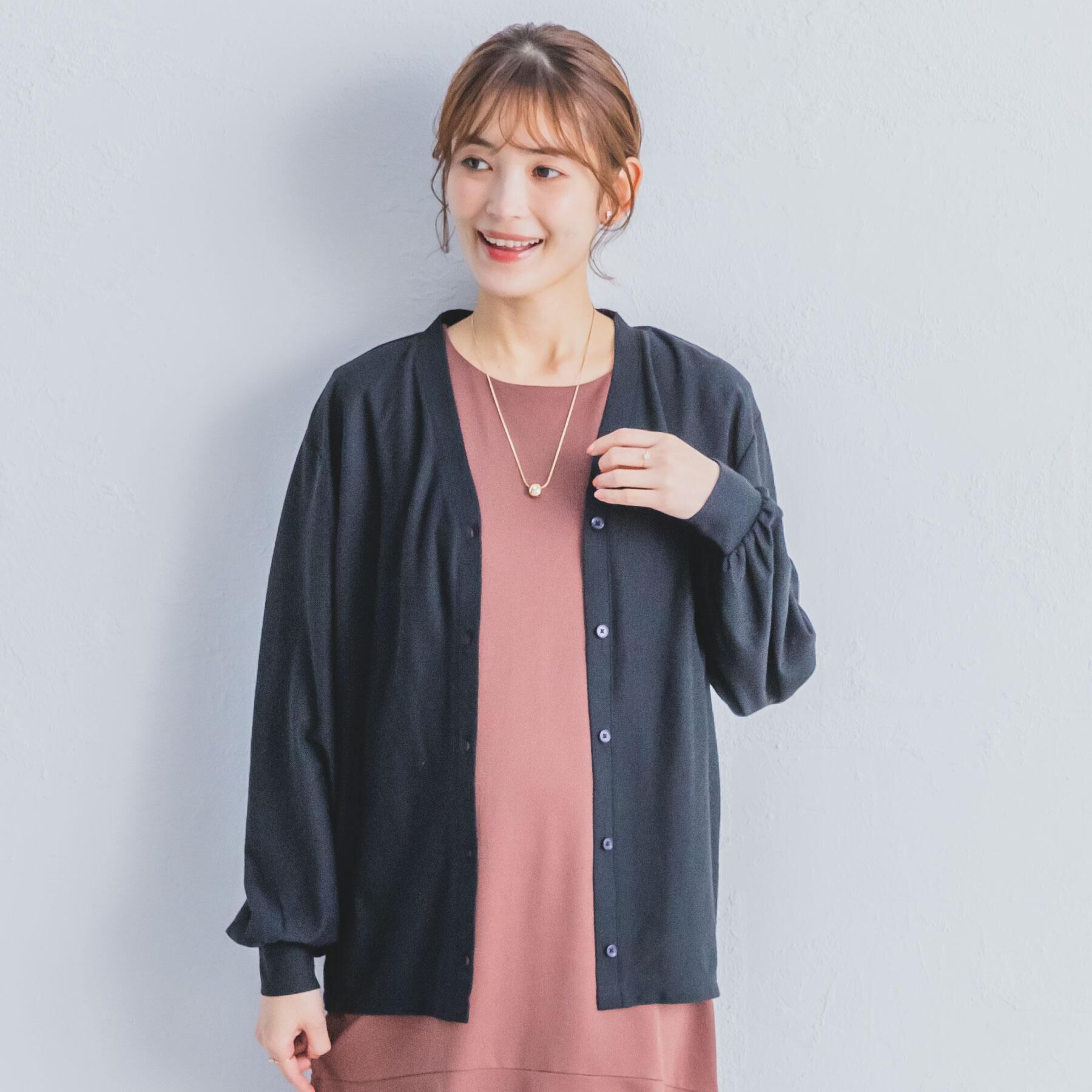 ITS&rsquo;DEMO「【UVカット／手洗い可】Vネックカーディガン」|カーディガン|