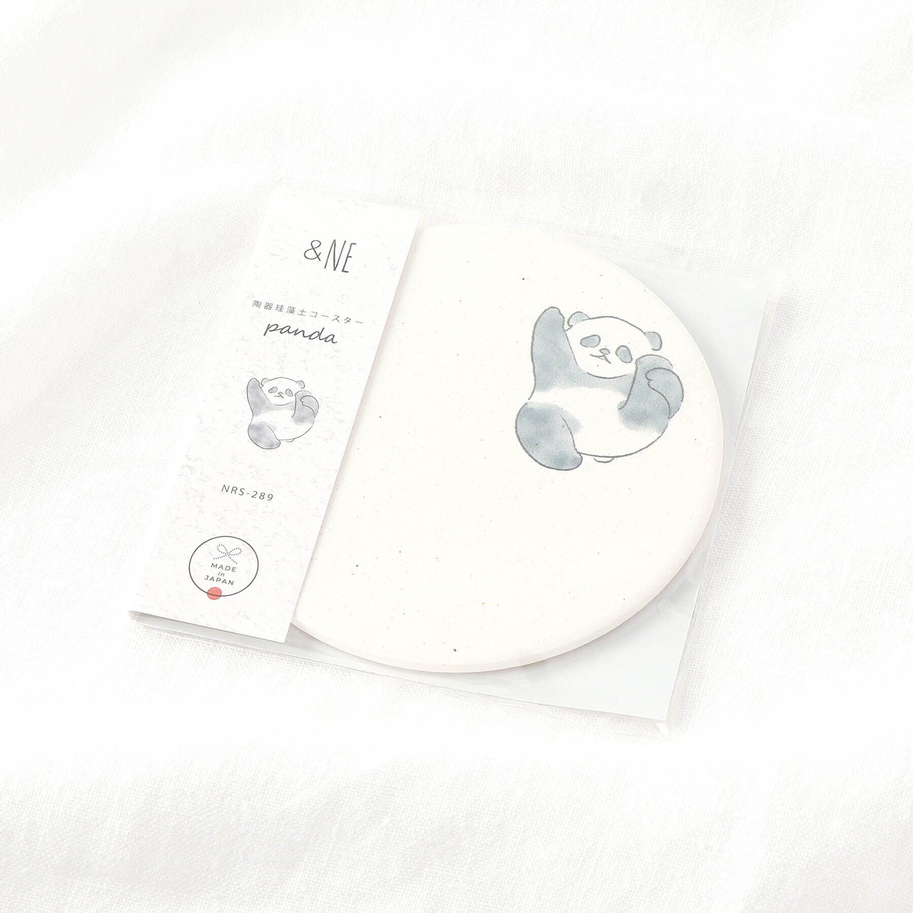 212 KITCHEN STORE「陶器珪藻土コースター panda ごろごろ」|食器・キッチングッズ|