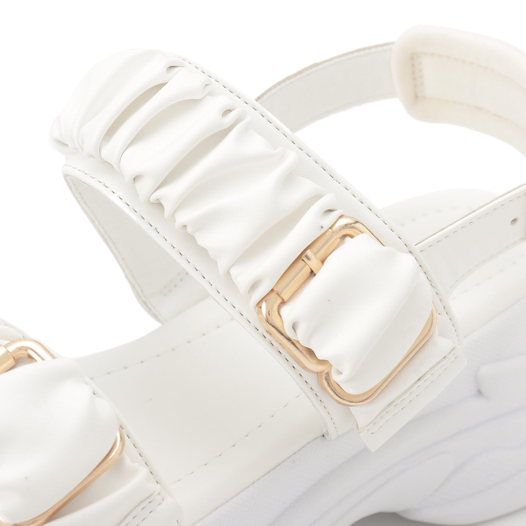 csT&P「厚底クシュクシュベルトスポサン」|サンダル|