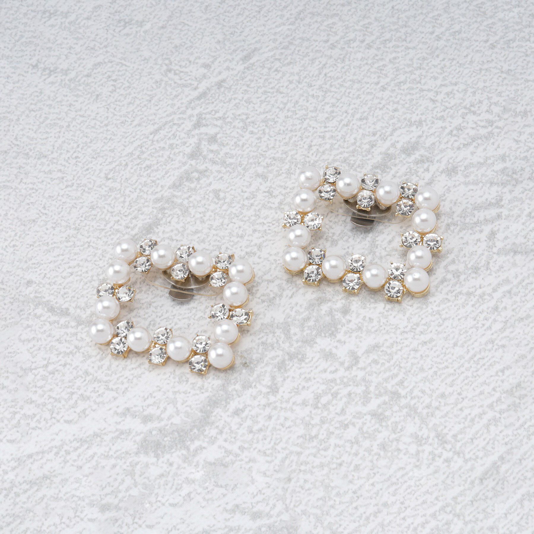 ESPERANZA「シューズクリップ＜スクエアパール調＞　結婚式　二次会　オケージョン」|その他|クリスタル/透明(0