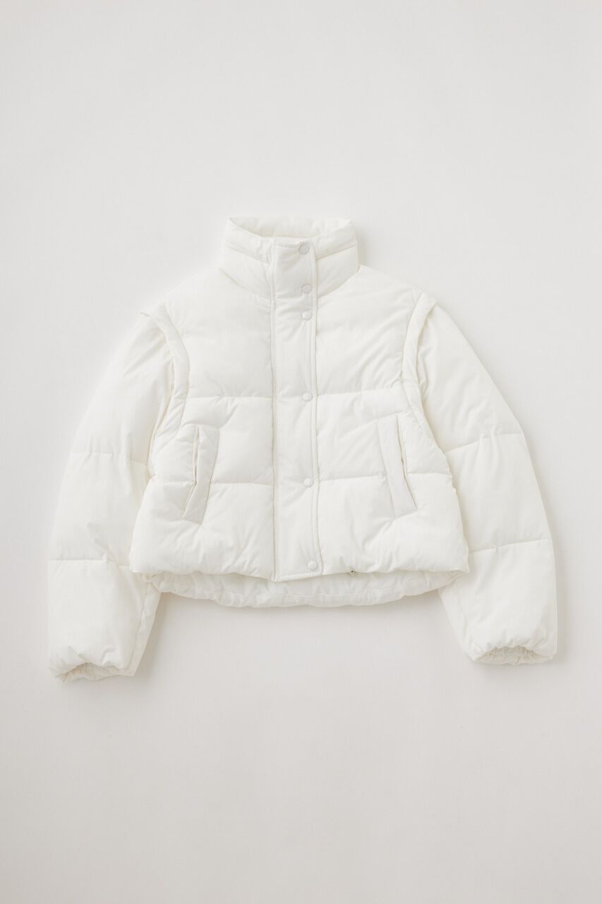 MOUSSY「CROPPED PUFFER DETACHABLE ジャケット」|その他|
