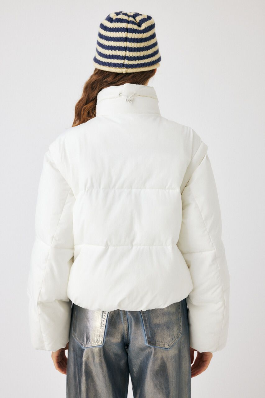 MOUSSY「CROPPED PUFFER DETACHABLE ジャケット」|その他|