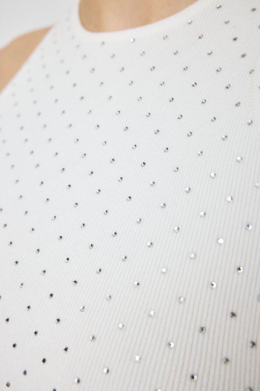 MOUSSY「RHINESTONE タンク」|タンクトップ|