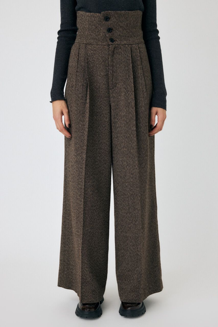 MOUSSY「FOLD WAIST ワイドスラックス」|その他|