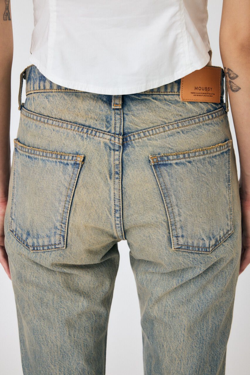 MOUSSY「MIDRISE スリムフレアデニム」|デニム|