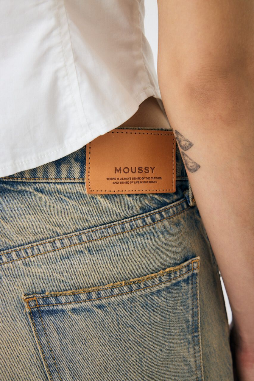 MOUSSY「MIDRISE スリムフレアデニム」|デニム|