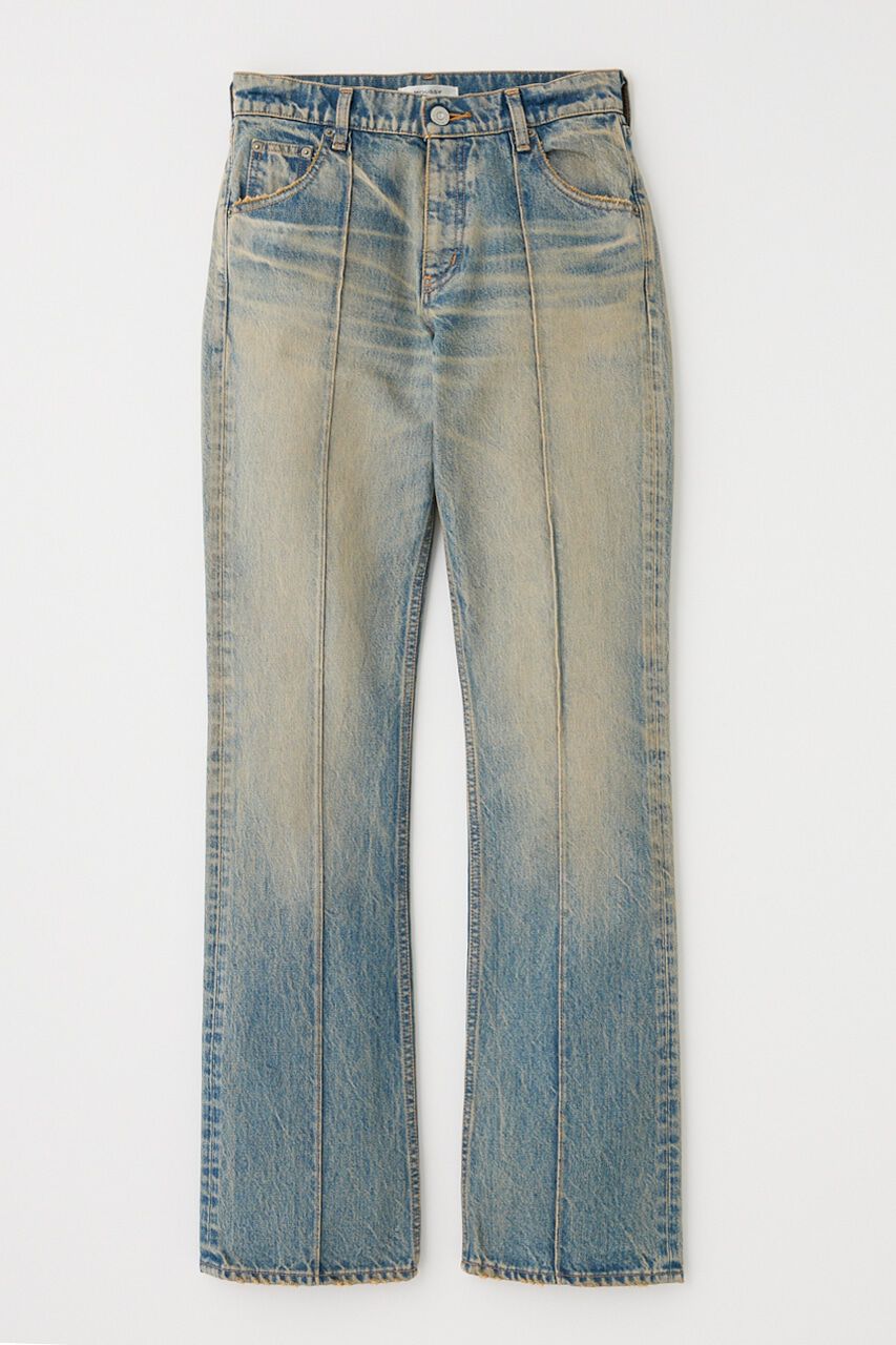 MOUSSY「MIDRISE スリムフレアデニム」|デニム|