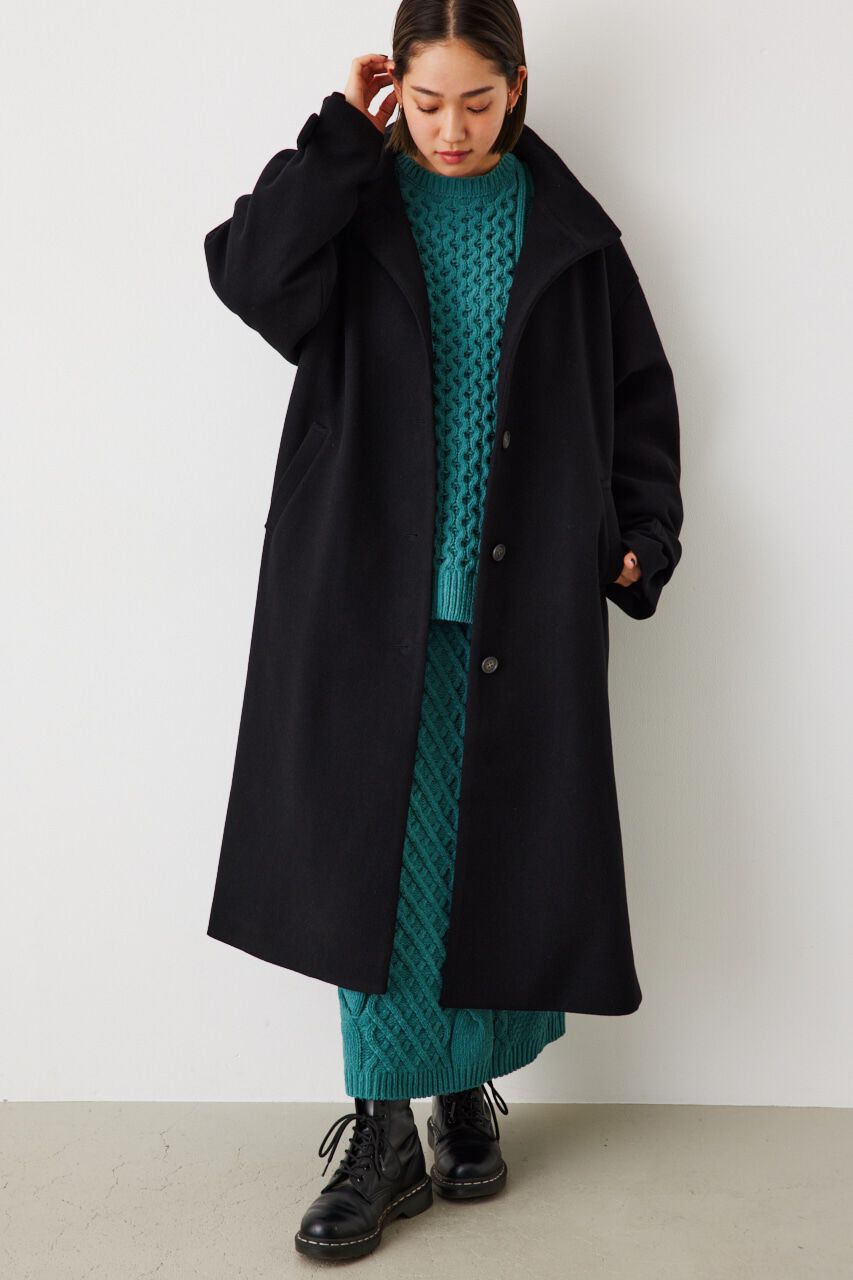 RODEO CROWNS「バラクラバSETロングコート」|その他|BLK