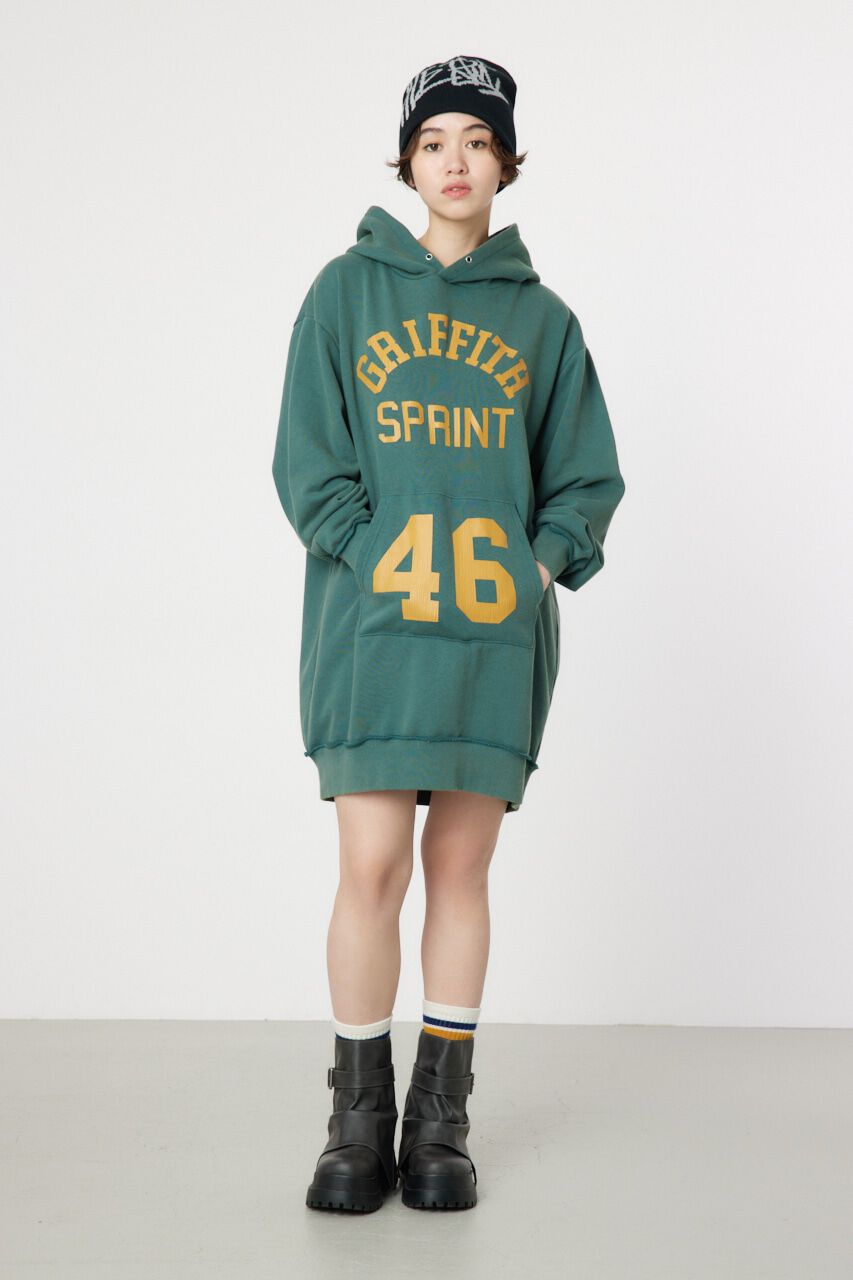 RODEO CROWNS「ナンバーパーカーワンピース」|ワンピース|