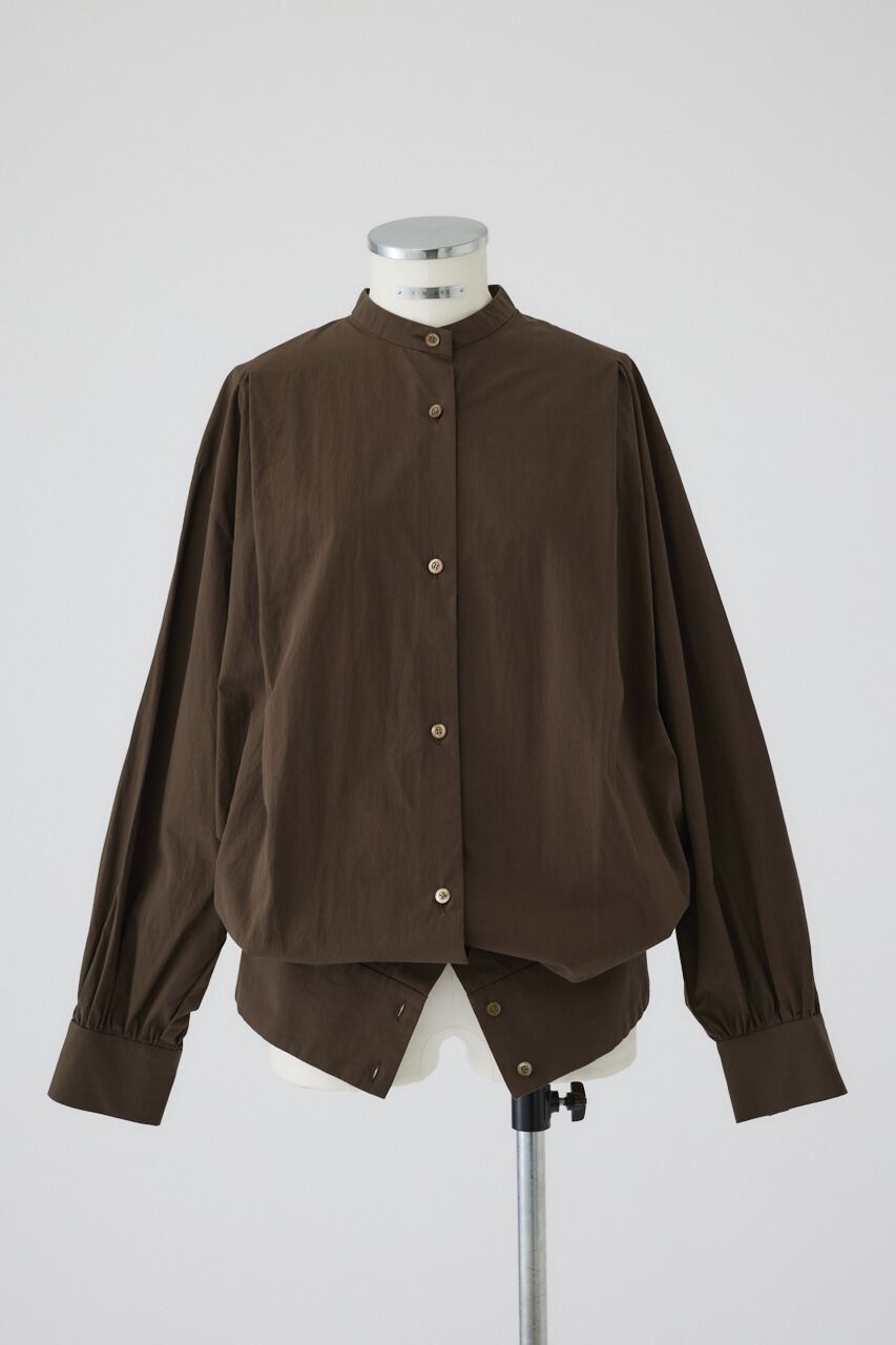 RIM.ARK 「Oversized cocoon SH」|シャツ・ブラウス|BRN