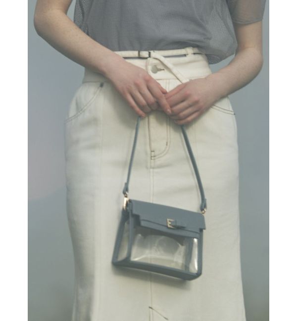 RESEXXY「クリアミニバッグ」|ハンドバッグ|ブルー