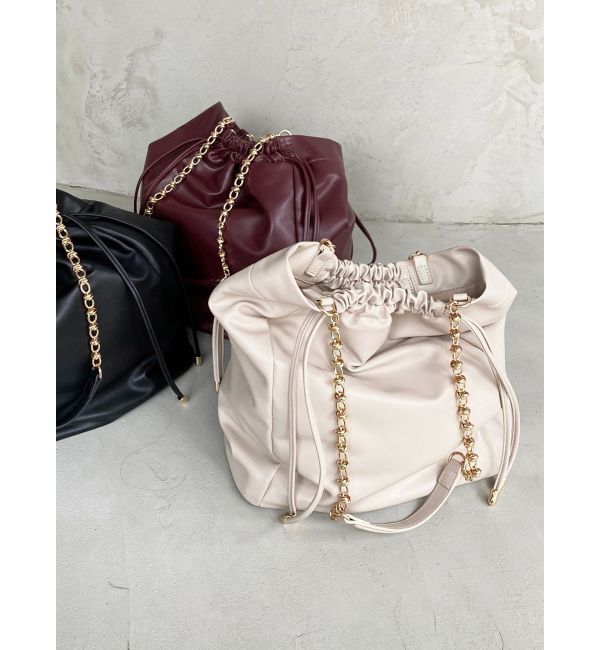 RESEXXY「デザインビッグバッグ」|トートバッグ|ベージュ