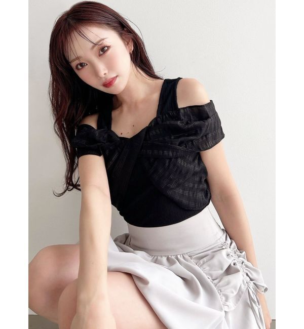 RESEXXY「カットレイヤードトップス」|Tシャツ・カットソー|