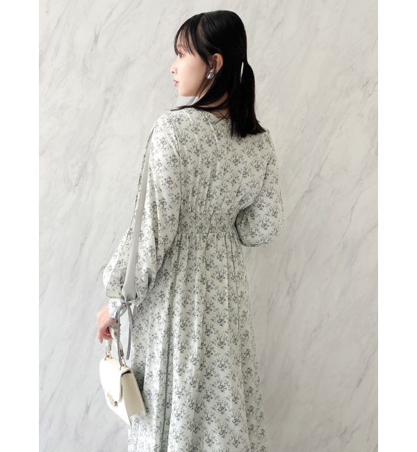 dazzlin「ピンタックフラワーワンピース」|ワンピース|