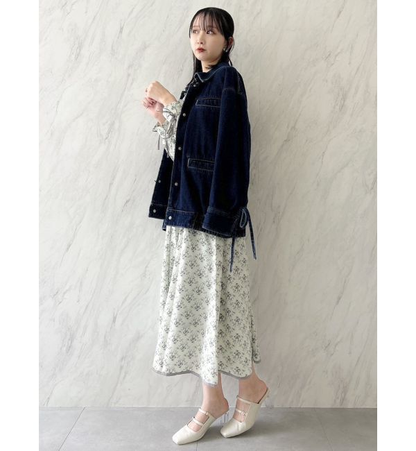 dazzlin「ピンタックフラワーワンピース」|ワンピース|