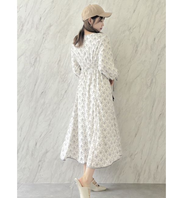 dazzlin「ピンタックフラワーワンピース」|ワンピース|