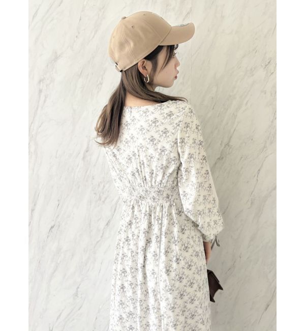 dazzlin「ピンタックフラワーワンピース」|ワンピース|