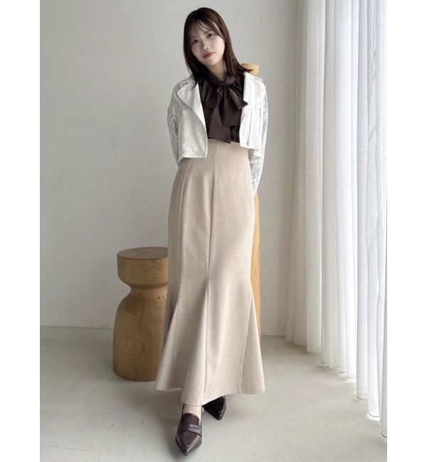 dazzlin「フリルリボン2WAY長袖ブラウス」|シャツ・ブラウス|