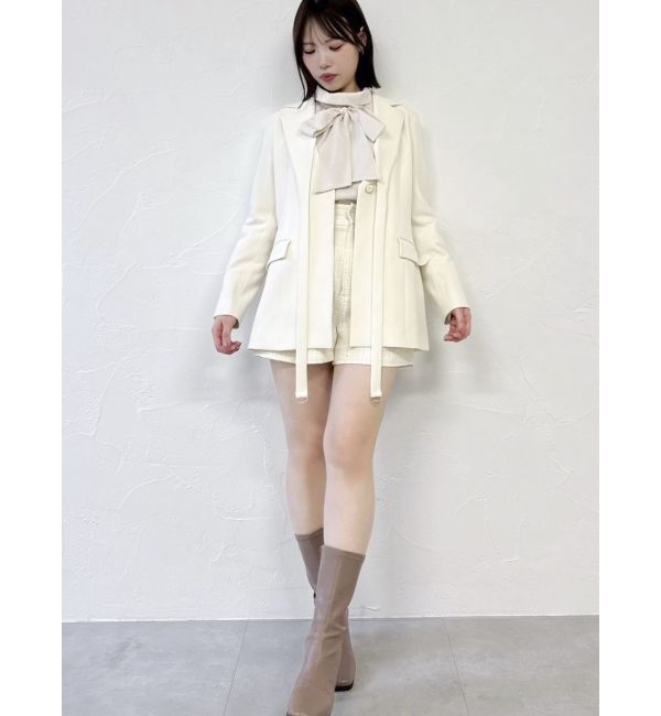 dazzlin「フリルリボン2WAY長袖ブラウス」|シャツ・ブラウス|