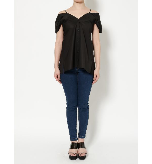 EMODA「2WAYスリーブシャツトップ」|シャツ・ブラウス|