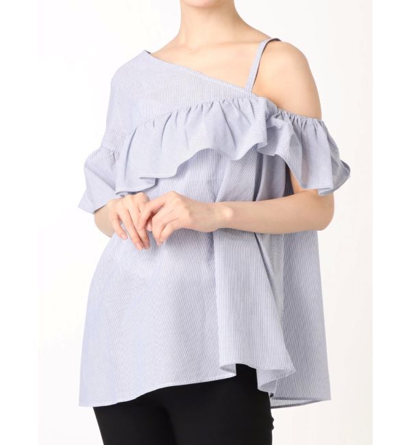 EMODA「ワンラッフルトップ」|シャツ・ブラウス|ライトミックス