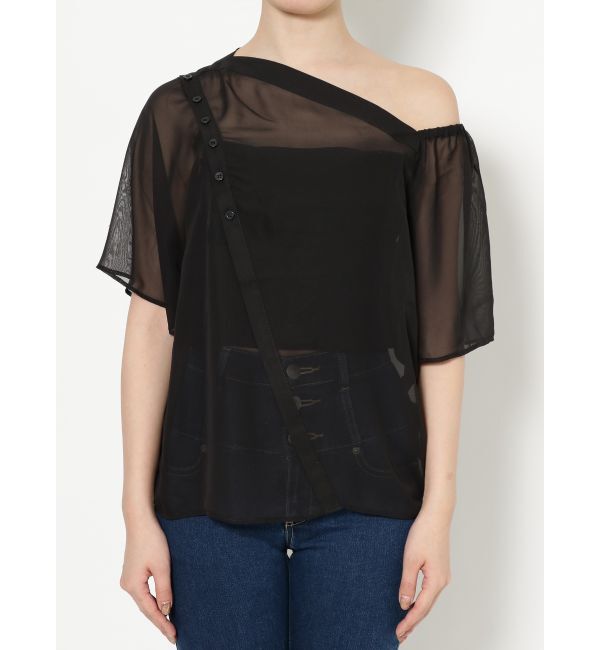 EMODA「アシンメトリー2WAYトップ」|シャツ・ブラウス|