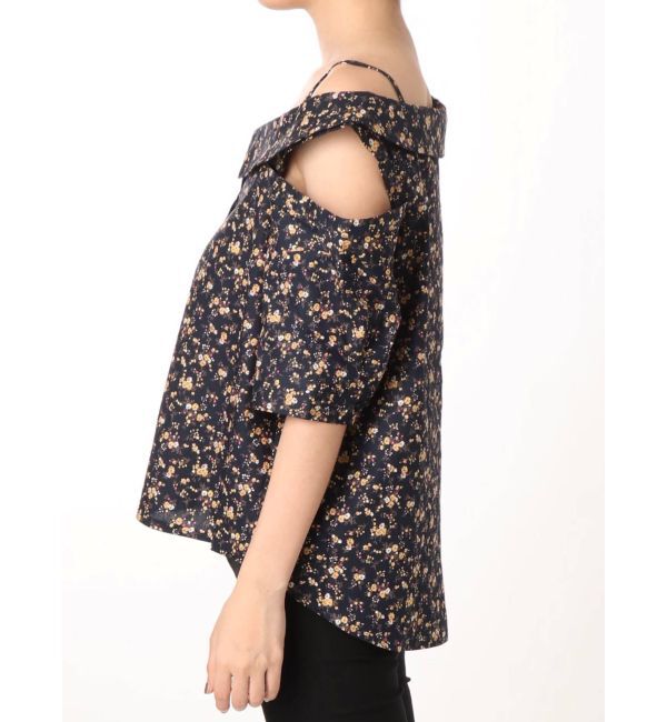 EMODA「オフショルダーハーフスリーブシャツ」|シャツ・ブラウス|