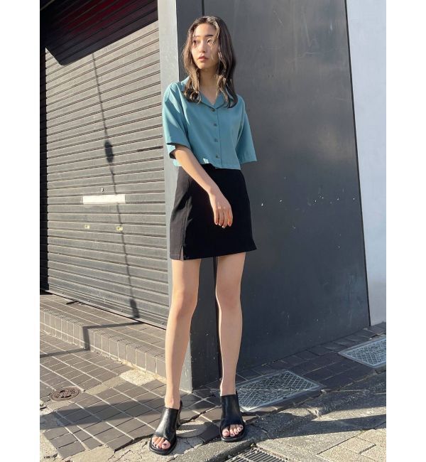 EMODA「【セットアップ着用可】オーバーショートシャツ」|シャツ・ブラウス|