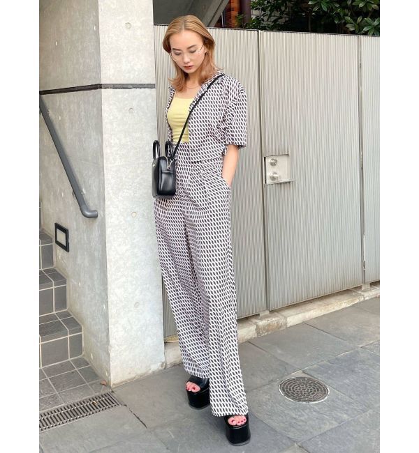 EMODA「【セットアップ着用可】オーバーショートシャツ」|シャツ・ブラウス|