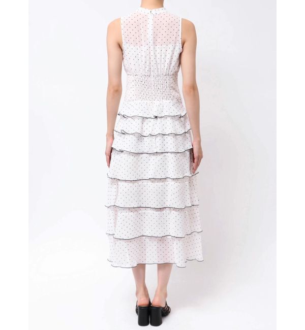 MERCURYDUO「シフォンティアードワンピース」|ワンピース|