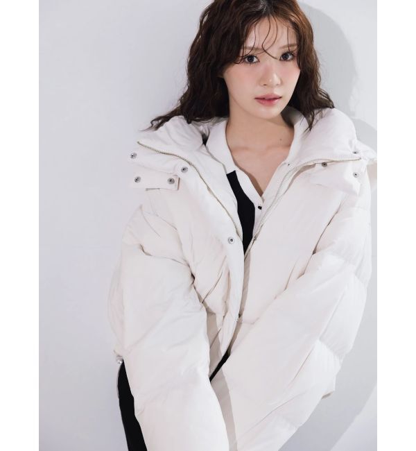 MERCURYDUO「バイカラースキッパーニットワンピース」|ワンピース|