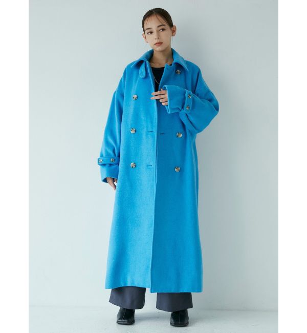 MURUA「ダブルステンカラーコート」|ステンカラーコート|