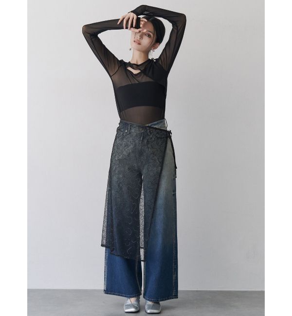 MURUA「レースラップクロス」|バンダナ・スカーフ|