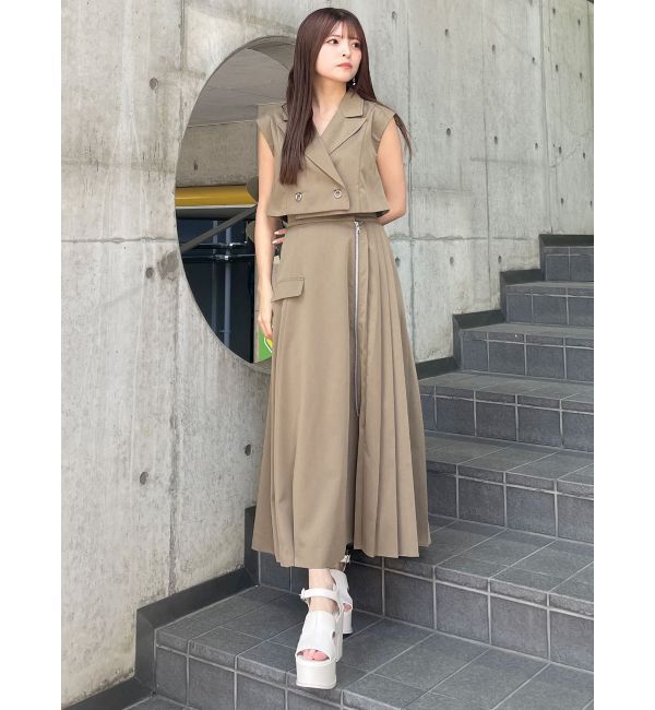 MURUA「プラットフォームカットワークサンダル」|サンダル|